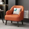 Sofá perezoso apartamento pequeño dormitorio individual oficina lujo ligero balcón silla de ocio apartamento de hotel ropa tienda de té con leche