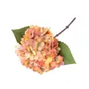Flores de hortensia artificiales retro de otoño más vendidas transfronterizas, flores de seda de un solo tallo para bodas, hoteles y decoración del hogar, y para crear arreglos florales