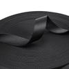 Cinta de nailon negra en stock engrosada espiguilla patrón denso americano cinta de nailon imitación cinturón de seguridad para coche