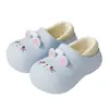 Pantuflas de Algodón Impermeables de Dibujos Animados Eva para Mujer Invierno Padre-Hijo Niños Lindas para el Hogar Interiores Felpa Cálidos Zapatos de Algodón para Hombre Invierno