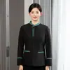 Ropa de Limpieza Manga Larga para Mujer Habitación de Hotel Invierno Otoño Departamento de Ventas de Propiedad Comunitaria Ropa de Trabajo de la Señora de la Limpieza Centro Comercial