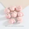 Cuentas Cerámicas de Caracol de Colores Cuentas Sueltas Material para Pulseras y Collares DIY Accesorios para Pulseras Cuentas de Animales Accesorios para Joyería