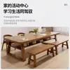 Mesa de Doble Capa, Escritorio Largo Grande de Dos Pisos, Mesa Doble de Estudio para Sala de Estar, Escritorio Sencillo para Computadora en Casa, Mesa de Lectura, Escritorio de Trabajo