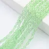 Contas de Vidro Cristal Gota com Bordas Facetadas Acessórios para Joias DIY Enfeites para Sapatos e Roupas Contas Gota Coloridas Iridescentes com Furo Reto