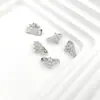 Pulseira de zircônia banhada a ouro de alta retenção de cor, com duas fileiras, espaçadores de pérola e contas com furo duplo, acessórios DIY para pulseiras e colares