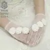 AliExpress venta al por mayor guantes de novia de primavera y verano accesorios para vestidos de novia nuevos guantes de encaje tul al por mayor