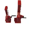 Máquina manual de nivelamento de trilhos KD3-5, capacidade de 5 toneladas, com capacidade de elevação de 3 toneladas, apresentando uma alavanca manual e mecanismo de nivelamento de trilhos