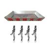Suministro cubo para escoria de soldadura de obra 610 mm * 420 mm * 80 mm cubo para escoria de soldadura cubo para escoria de soldadura