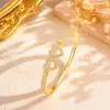 Pulsera Delgada Doble Corazón Full Diamante Corazón Enlazado Zirconia Incrustada Pulsera Suave Romántica Para Novia Ambiente de Cita Joyería de Mano
