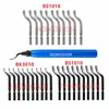 Raspador para desbarbar de acero inoxidable BS1018 recortador de bordes NB1000 mango para recortador de bordes BS1010 hoja de raspador BK3010