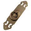 Nuevo tirador de anillo de latón macizo clásico estilo chino, tirador de mueble antiguo para gabinete de vino, tirador de puerta de cajón, gabinete, armario