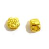 Accesorios de oro antiguo con alta retención de color, cuentas sueltas de agujero grande, garra de gato, pulsera de cuentas para manualidades, pulsera con cordón de cuentas, accesorios para joyería, venta al por mayor