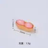 Mini Estéreo Comida de Nueces Juguete Dibujo Animado Hecho a Mano Accesorios para Joyería DIY Pegamento de Crema Resina Accesorios Pequeños Material para Pasador de Pelo