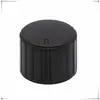 Tapa de Perilla de Plástico Rayada Antideslizante Tapa Cubierta Tapa de Perilla de Potenciómetro Tapa de Perilla de Volumen de Amplificador