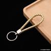 Chaveiro Criativo de Cordão de Couro Trançado Lanyard de Chaveiro de Couro Acessórios Pingente de Carro para Casal Pequeno Presente para Atividade Venda por Atacado