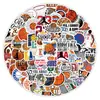 100 série esportiva todos os tipos de grafite de basquete adesivos à prova d'água concha decorativa para celular copo d'água computador skate