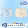 Ropa interior para niños de 10 a 15 años, calzoncillos bóxer tipo A de seda helada para bebé, estilo fino de verano para niños y bebés
