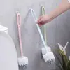 Cepillo para Inodoro con Mango Largo, Sin Rincones Muertos, Modelo Nuevo, Cepillo Especial para Inodoro para Uso Doméstico, Cepillo para Inodoro de Baño Montado en la Pared