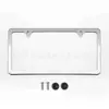 Moldura de Placa de Licença Moldura de Placa de Licença Padrão Americano Suporte de Placa de Licença dos EUA Moldura de Placa de Licença Suporte de Placa de Licença de Aço Inoxidável Capa de Placa de Licença Transfronteiriça Xclpf