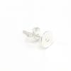 Amazon transfronterizo protección de color galvanizado plata 925 pin para oreja personalidad plata 925 aretes tapón para oreja accesorios de joyería diy