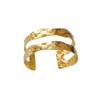 Design de nicho banhado a ouro com alta retenção de cor extremamente simples estilo europeu e americano textura exagerada moda exagerada pulseira feminina de abertura