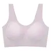 Sutiã sem bojo com costas nuas e fecho frontal para mulheres, estilo fino, levanta e sustenta os seios laterais, estilo regata, sem aro, sutiã esportivo anti-queda