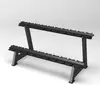 Suporte de Halteres Qualidade Comercial Uso Doméstico Conjunto de Seis Pares Conjunto de Dez Pares Suporte de Armazenamento de Halteres de Camada Dupla Conjunto de Rack de Posicionamento de Três Camadas