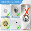 Filtro de cono de acero inoxidable 304 para inodoro, baño, desagüe de piso, lavabo, tubería de alcantarillado, filtro anti-bloqueo, transfronterizo
