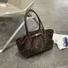 Bolso Transfronterizo Estampado de Leopardo para Mujer Gran Capacidad Nuevo 2026 Otoño Invierno Tendencia Casual Bolso de Hombro Único para el Viaje Diario