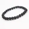 Pulseira de Cristal Natural, Simples de Círculo Único com Contas Redondas Joias Transfronteiriças, Joias Estilo Casal de Ágata Vermelha, Contas de Cristal para Mão