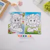 Juguetes de pintura de colores DIY para niños pintados a mano seis piezas de pintura de acuarela Jinxin dibujos animados graffiti acuarela pintura al por mayor