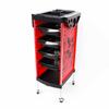 Stock Listo Al Por Mayor Carrito Ampliado para Herramientas de Peluquería Estiloso Estante de Almacenamiento Multifuncional para Barbería Carrito de Almacenamiento