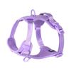 Conjunto de Coleira e Peitoral para Cachorro Macaron Popular Transfronteiriço Pet Pvc Leash Wildone Mesmo Estilo Atacado em Estoque