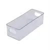 Caixa de Armazenamento Transparente para Mesa, Cesta Retangular para Armazenamento de Cosméticos, Armazenamento em Várias Camadas para Itens Diversos, Material de Escritório, Meias e Organização de Gavetas