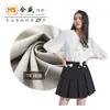 Saia Plissada de Tecido com Levedura de Volume Correndo Uniforme Jk Roupa de Marinheiro Camisa Tecido Sarja Elástico 8858