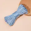 Tira de Cierre Oculto de Hilo para Cheongsam 0.5cm Color Único Cuerda Trenzada a Mano Imitación Seda Paquete de Materiales DIY Satén