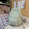 Mochila Escolar para Estudiantes Universitarias, Modelo Nuevo Sencillo 2025, Mochila de Gran Capacidad, Diseño de Letras a la Moda, Mochila para Estudiantes de Bachillerato y Secundaria