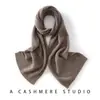 Bufanda de Cachemir para Mujer de Longitud Media Nueva para Otoño e Invierno Chal Suave y Sedoso de Doble Uso Unisex Bufanda Versátil de Punto de Cachemir