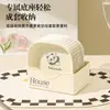 Estilo Creme Urso de Desenho Animado Prato para Cuspir Ossos Prato de Lixo Doméstico Pratos Pequenos Mesa de Jantar Prato de Frutas Prato de Lanche Prato de Lanche Prato de Frutas