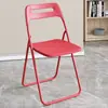 Cadeira Dobrável de Plástico Banqueta Cadeira com Encosto Cadeira para Dormitório Cadeira de Escritório Cadeira para Computador Cadeira de Treinamento Cadeira para Conferência Cadeira de Jantar Metabo