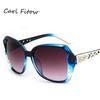 Gafas de sol vintage para mujer con montura grande 5101 nuevas gafas de sol europeas y americanas gafas de sol de moda tendencia venta al por mayor