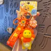 Chaveiro Autêntico "I'M Super Mean" para Homens, Pingente de Chave de Carro para Mulheres, Acessório de Mochila Exquisito e Moderno, Chaveiro de Pelúcia