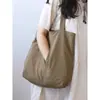 Bolsa tote grande de estilo artístico e fresco, bolsa de mamãe, bolsa de mão casual leve com múltiplos compartimentos, bolsa de ombro feminina