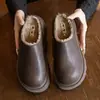 Zapatos Birkenstock de suela gruesa pantuflas peludas para mujer uso exterior 2026 modelo nuevo medias pantuflas de punta cerrada para personas bajas que aumentan la altura pantuflas de algodón peludo