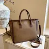 Bolso tote grande de alta gama, nuevo para 2026, transfronterizo para mujer, moderno y versátil, adecuado para ir al trabajo y uso casual, se puede llevar como bolso de hombro o bolso cruzado