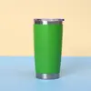 Taza de Coche Transfronteriza de 20 oz, Taza Térmica de Acero Inoxidable 304, Taza de Agua para Coche Portátil Gruesa de Gran Capacidad Personalizada con Popote