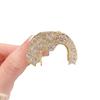 Presilha de Cabelo Feminina Pinça de Agarre em U com Strass Fino Grampo de Cabelo Feminino Headband Grampo de Tubarão Médio Presilha de Agarre de Disco para Cabelo Acessório de Cabeça Pinça de Cabelo