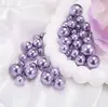 Cristal Shijia Imitação Pérola Contas Soltas Meio Furo Artesanal DIY Joias Brincos Anel Colar Pingente Acessórios Lote