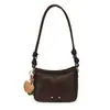 2026 Nueva Bolsa de Hombro Plegada Estilo Retro para Mujer Bolso Cruzado de Hombro Único de Gama Alta de Nicho Bolso Cuadrado Pequeño Versátil para el Trabajo