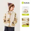 Dududu Home Jaqueta Infantil com Forro de Fleece Inverno Bebê Jaqueta Quente Roupas de Inverno Meninas Roupas Grossas Bonitas Roupas Meninos